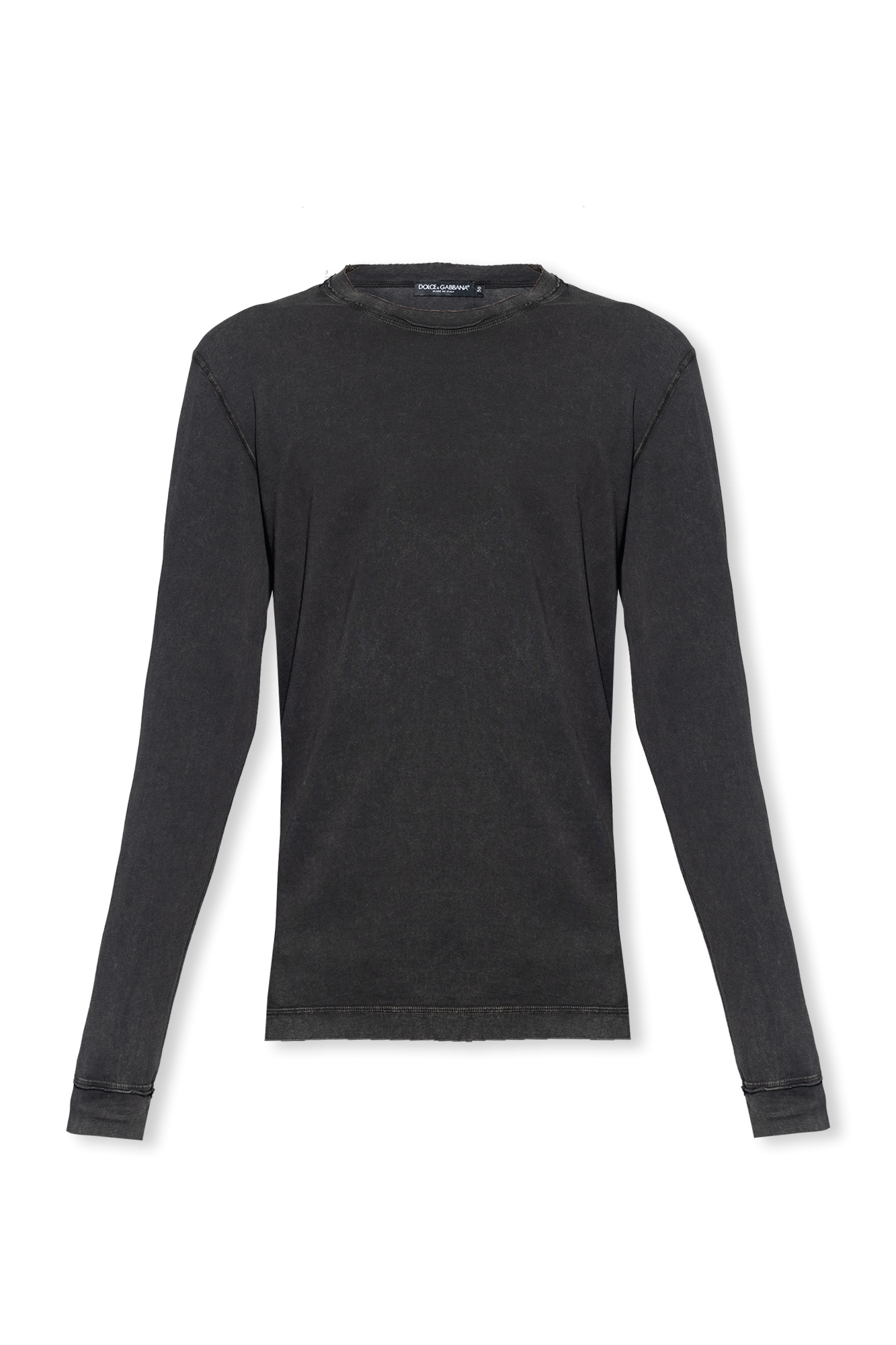 Dolce and gabbana discount grey long sleeve